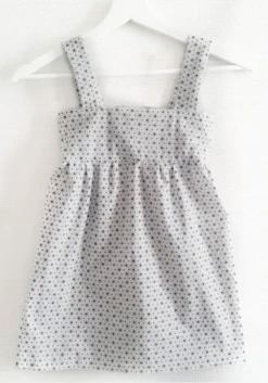 Robe à Bretelles Motifs Fleurs Géométriques