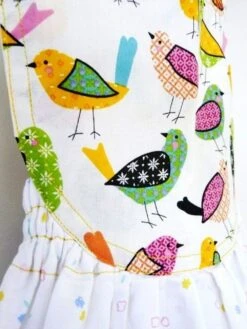 Robe Tablier à Bretelles 4 Ans Coton Oiseaux Et Pois -Éclat Boutique 4016782 robe tablier a bretelles 4 ans coton oiseaux et pois 6
