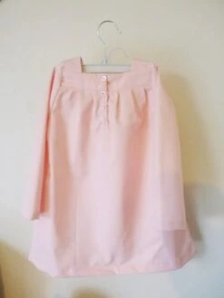 Robe Vintage Blouse Coton Rose Fille Taille 2 Ans