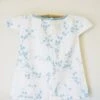 Robe Trapèze à Fleurs Bleues Taille 2 Ans