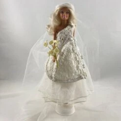 Vêtements Pour Poupée Barbie - "robe De Mariée Romantique" -Éclat Boutique 4063860 vetements pour poupee barbie robe de mariee romantique 8