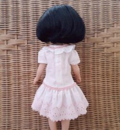 Robe Broderie Anglaise Poupée 32-33 Cm Faite Main -Éclat Boutique 4126387 robe broderie anglaise poupee 32 33 cm faite main 2