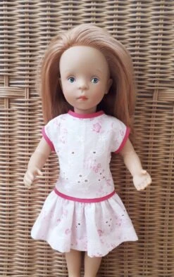 Robe Broderie Anglaise Poupée 32-36 Cm Faite Main -Éclat Boutique 4127671 robe broderie anglaise poupee 32 33 cm faite main 4