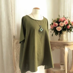 Robe Tunique En Lin Oversize 9 Robe Tunique En Lin Oversize -Éclat Boutique 4234656 robe tunique en lin oversize 3