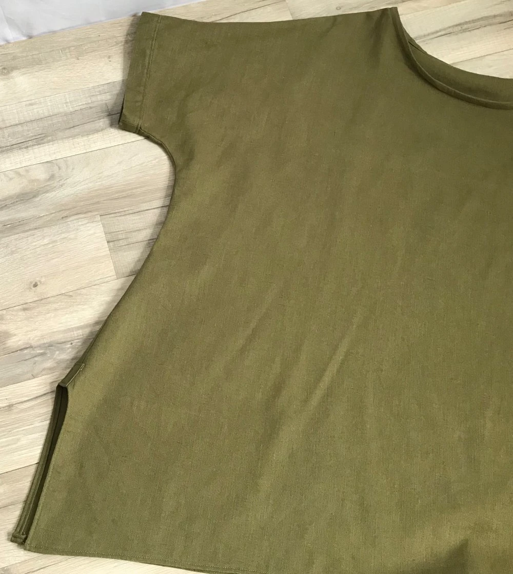 Robe Tunique En Lin Oversize 5 Robe Tunique En Lin Oversize – Image 5