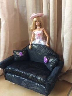 Robe Rose Pour Poupée Barbie Fait Main,sac,chapeau,bijoux -Éclat Boutique 4282604 robe rose pour barbie fait main sac chapeau bijoux 2