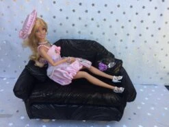 Robe Rose Pour Poupée Barbie Fait Main,sac,chapeau,bijoux -Éclat Boutique 4282604 robe rose pour barbie fait main sac chapeau bijoux 4