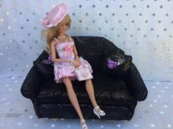 Robe Rose Pour Poupée Barbie Fait Main,sac,chapeau,bijoux -Éclat Boutique 4282604 robe rose pour barbie fait main sac chapeau bijoux 5