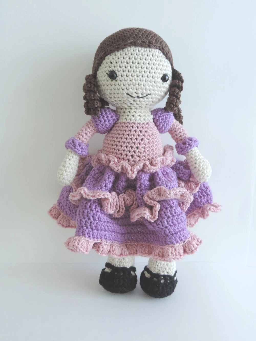 Poupée Princesse Peluche, 26 Cm,decorative, Poupée Coton, Fait Main, Poupée, Robe Princesse 4 Poupée Princesse Peluche, 26 Cm,decorative, Poupée Coton, Fait Main, Poupée, Robe Princesse – Image 4