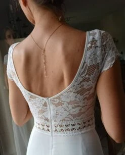 Bijou Dos Nu Mariée Pour Robe De Mariée- Chaîne Dorée Avec Cristaux- Bijoux Chics Et Bohèmes. -Éclat Boutique 4436774 bijou dos nu mariee pour robe de mariee chaine doree av 5