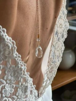 Collier De Dos Nu- Bijou De Dos Nuptial, Robe Dos Ouvertchaîne En Laiton Doré- Goutte Et Larme Transparentes En Cristal. -Éclat Boutique 4436848 collier de dos nu bijou de dos nuptial robe dos ouvertcha 6