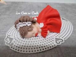 Bébé Fimo Fille Robe Et Cheveux En Reliefs. 11 Bébé Fimo Fille Robe Et Cheveux En Reliefs. -Éclat Boutique 4501873 bebe fimo fille robe avec col effet dentelle et cheveux re 6