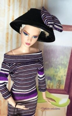 Robe Pour Poupée Barbie Silkstone ,fahionnitas, -Éclat Boutique 4512308 robe pour poupee barbie silkstone fahionnitas 5