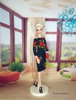 Robe Pour Poupée Barbie,barbie Fashionistas, Barbie Silkstone