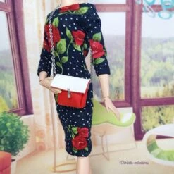 Robe Pour Poupée Barbie,barbie Fashionistas, Barbie Silkstone -Éclat Boutique 4520004 robe pour poupee barbie barbie fashionistas barbie silksto 4