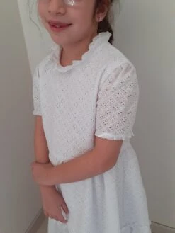 Robe Petite Fille Cérémonie, Demoiselles D'honneur, Communion, Baptemes, Dentelle Broderies Anglaises Blanche. -Éclat Boutique 4551471 robe petite fille ceremonie demoiselles d honneur commun 6