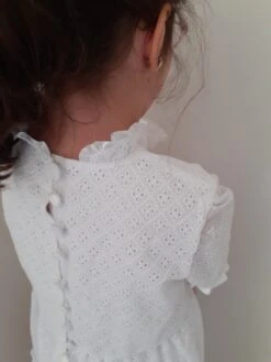Robe Petite Fille Cérémonie, Demoiselles D'honneur, Communion, Baptemes, Dentelle Broderies Anglaises Blanche. -Éclat Boutique 4551471 robe petite fille ceremonie demoiselles d honneur commun 7
