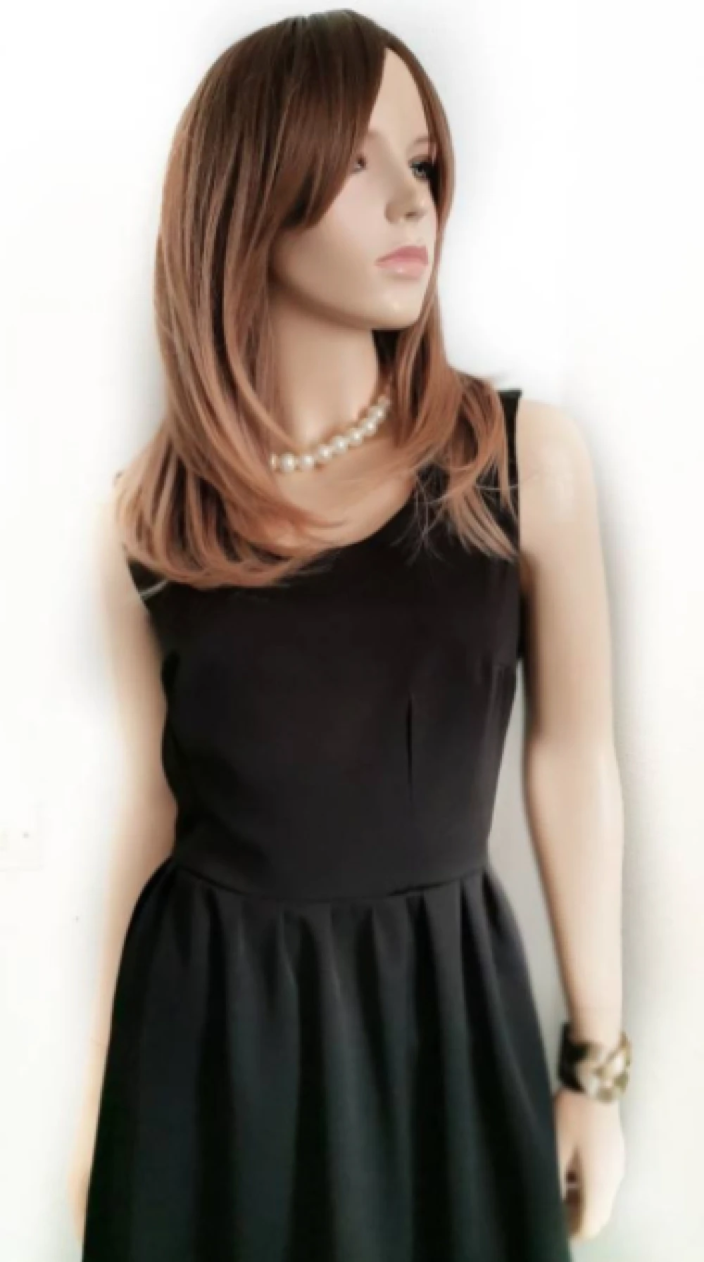 Robe Noire Sans Manches Intemporelle Encolure Ronde, Robe Cérémonie, 2 Robe Noire Sans Manches Intemporelle Encolure Ronde, Robe Cérémonie, – Image 2