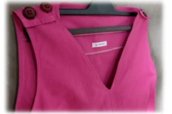 Robe Chasuble En Coton Uni Rose Fuchsia - Taille L (44/46) -Éclat Boutique 4572443 robe chasuble en coton uni rose fuchsia taille l 44 46 3