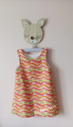 Robe Trapèze En 4 Ans, Fait-main.