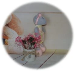 Perle Souris Grise En Robe 11 Perle Souris Grise En Robe -Éclat Boutique 4620873 flappy souris grise en salopette 6