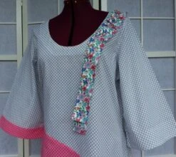 Tunique Longue Ou Robe Courte à Manches ¾ Et évasées 5 Tunique Longue Ou Robe Courte à Manches ¾ Et évasées -Éclat Boutique 468162 tunique longue ou robe courte a manches et evasees 3