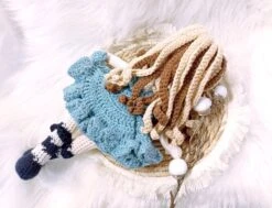 Jolie Poupée En Crochet Robe Bleue -Éclat Boutique 4685704 jolie poupee en crochet robe bleue 4