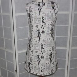 Robe Trapèze Ample Sans Manches En Tissu Imprimé La Parisienne 6 Robe Trapèze Ample Sans Manches En Tissu Imprimé La Parisienne -Éclat Boutique 468605 robe trapeze ample sans manches en tissu imprime la parisienne 2