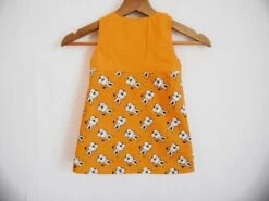 Robe Réversible, Bébé Fille 12-18 Mois, Fleurs Japonisantes Corail Et Chats, Robe Chasuble Trapèze -Éclat Boutique 4703184 robe reversible bebe 12 18 mois cotons fleurs ananas et 5