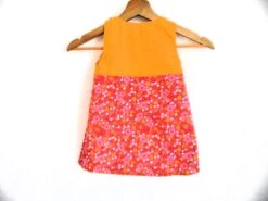 Robe Bébé Fille 12-18 Mois, Chasuble Réversible, Fleurs Japonisantes Bordeaux Et Fleurs, Robe Trapèze -Éclat Boutique 4703596 robe reversible bebe fille 12 18 mois fleurs japonisant 5