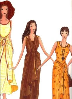 Devant -Éclat Boutique 62604 robe longue lisbonne transformable en coton viscose ou soi 1