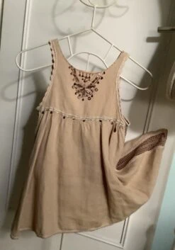 Chic Et élégant Robe De Lin Kenzo Pour Fille T4-5ans