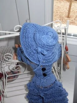 Robe Au Crochet Pour Poupée Mannequin -Éclat Boutique 770043 robe au crochet pour poupee mannequin 4