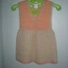Petite Robe Chasuble Au Crochet En Laine