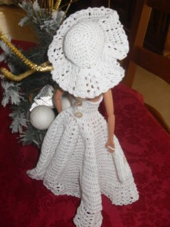 Ensemble Robe Poupée Mannequin Au Crochet Fait Main -Éclat Boutique 770171 ensemble robe poupee mannequin au crochet fait main 3