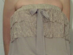 Robe Courte Bustier Couleur Grise -Éclat Boutique 780105 robe courte bustier couleur grise 3