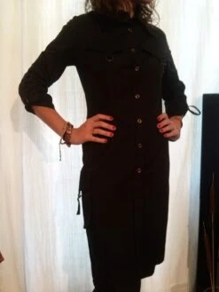 Robe Chemise Manches Trois Quart