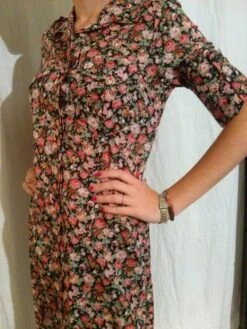 Robe Chemise Manches Longues En Coton Imprimé 8 Robe Chemise Manches Longues En Coton Imprimé -Éclat Boutique 780460 robe chemise manches longues en coton imprime 4