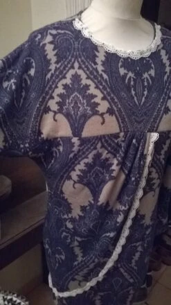 Robe Courte à Manches Longues Imprimée -Éclat Boutique 781077 robe courte a manches longues imprimee 4