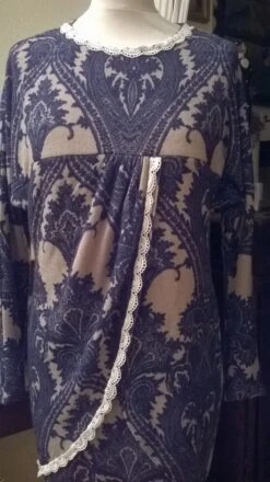 Robe Courte à Manches Longues Imprimée -Éclat Boutique 781077 robe courte a manches longues imprimee 5