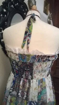 Robe Longue En Mousseline Imprimée -Éclat Boutique 781653 robe longue en mousseline imprimee 5