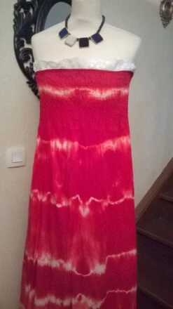 Robe Longue En Coton Tie Et Die -Éclat Boutique 781654 robe longue en coton tie et die 4