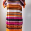 Robe Tunique Couleurs D'étè En Jersey Multicolore Longueur 86 C Taille 42/44..