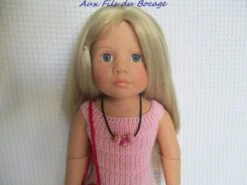 Tenue Pour Poupée Götz 50 Cm, Robe, Sac Et Collier -Éclat Boutique product 5cebe95a82cb7 3