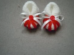 Ensemble Robe Et Chaussons Taille 3 Mois Fait Main -Éclat Boutique product 5cee35ef7713e 4