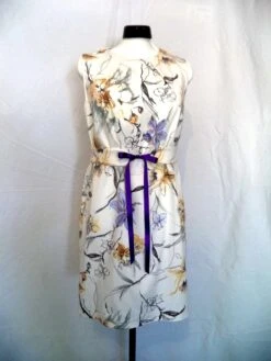 Robe été Femme, Robe Sans Manches, Robe Avec Ceinture Assortie, Plis Encolure. -Éclat Boutique product 5cefa674c4785 2