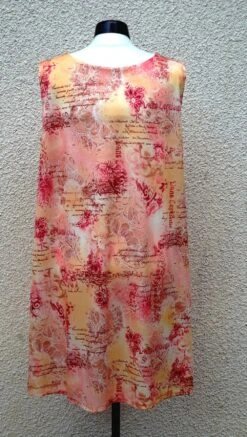 Robe été Femme, Grande Taille , Robe En Jersey Léger , Extensible, Avec Plis Sous Empiècement. -Éclat Boutique product 5cefecd35dbe0 3