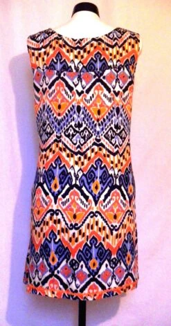 Robe - Tunique Femme, Multicolore , Robe à Empiècement Devant Et Plis D'aisance. -Éclat Boutique product 5ceff4a48682d 3