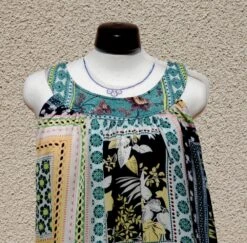 Robe-tunique Femme, Grande Taille , Robe épaules Dégarnies, En Tissu Léger Et Fluide.