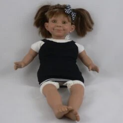 Vêtements Pour Poupée 36cm, Corps Souple En Tissu - "petite Robe Noire" -Éclat Boutique product 5cfa76fe838e8 2